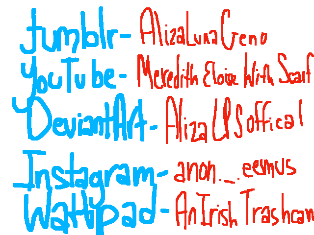 if ya wanna stalk.