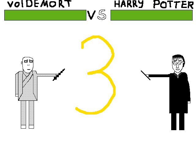 Harry potter vs voldemort
