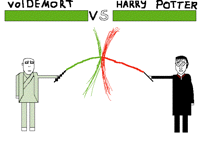 Harry potter vs voldemort