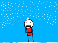 Snowy day (2 frames)