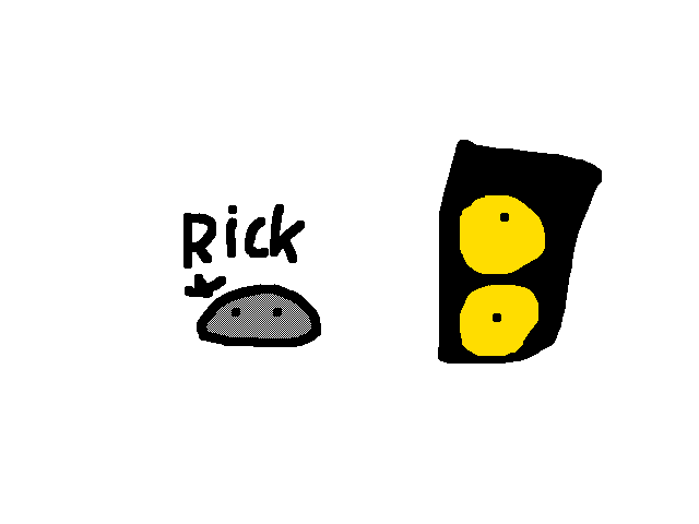 Rock Rick listening to rock