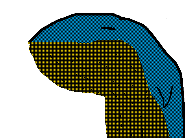 Sad whaleston at the dark and without his sweat