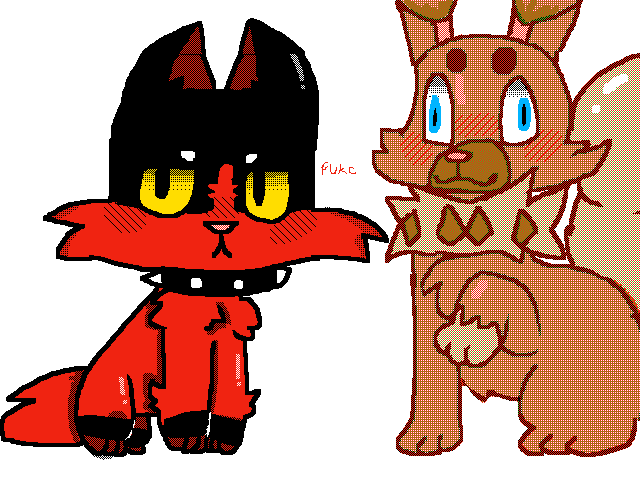 Litten and RockRuff - New Pokemon o.cs