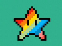 Rainbow star