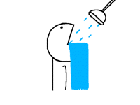 Me in a shower