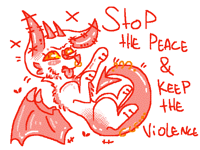 Stop the peace & keep the violence