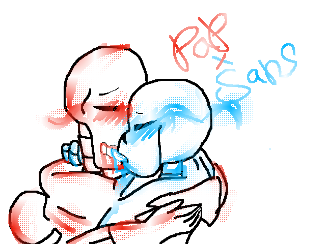 Pap x sans fanart (fontcest)