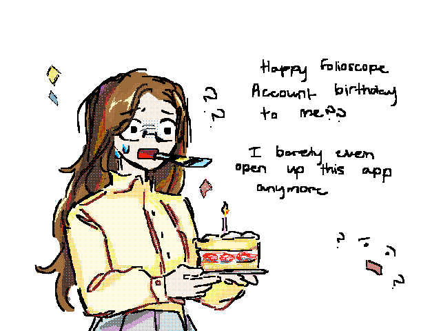 its my folioscope birthday 🎂