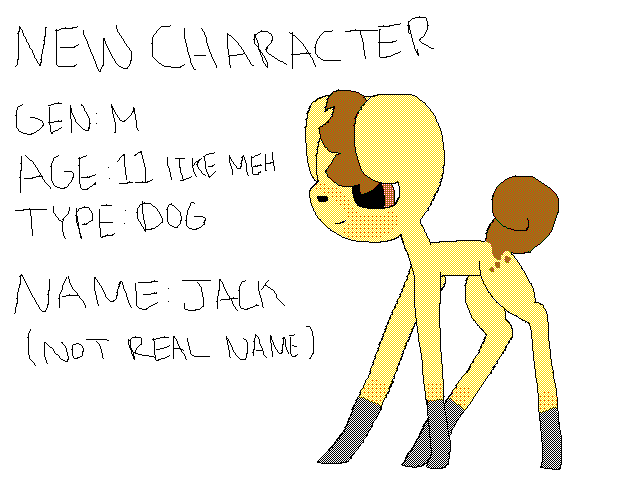 Jack-Mah Crush in real life as a dog(new character