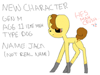 Jack-Mah Crush in real life as a dog(new character