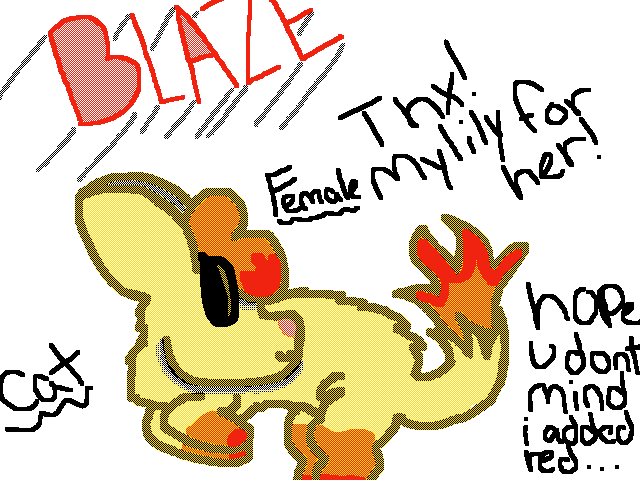 BLAZE!!! My Adoptible!!