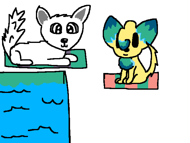 Me and @Foxie__draws r Besties in real lif(collab)