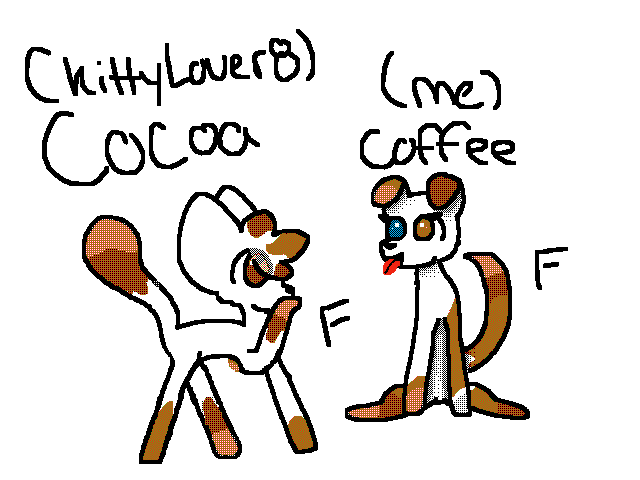 KittyLover8(cocoa)+me(coffee)