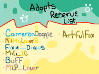 Adoptible Reserve List