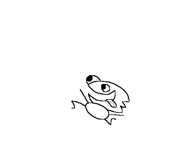 Look at him go!