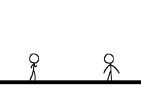 Thug stick man