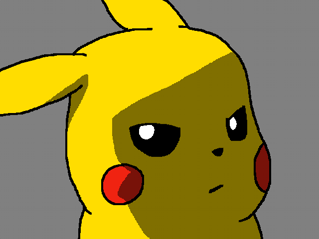 Pikachu is serious