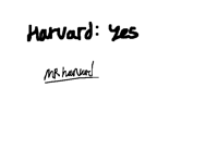 just got accepted into harvard!!