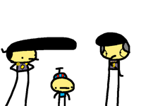Josuke and Okuyasu bully a small child
