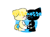 fan arts for @shio and @daisychains_ !!!!!!!!!!!!!