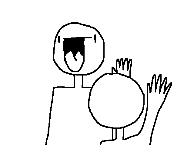When your friend dabs on you