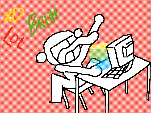 Flippin out on a computer