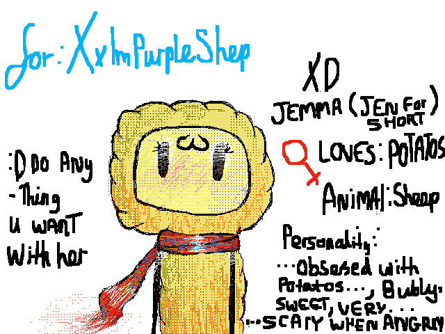 For:@XxImpurpleshep :D