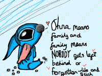 Ohna -lilo and stitch message