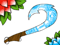 xx Maui's fish hook xx