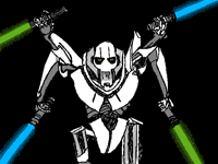General Grievious - StarWars (redrawn)