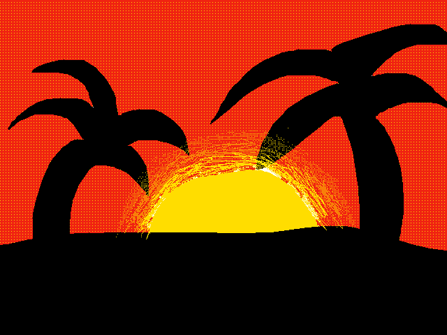 The sun (not move)