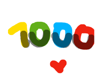 1000 like celebration!