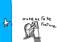 The crazy cartoon