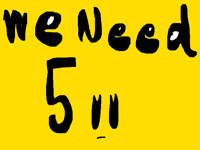 ั-ั  we need 5 follow