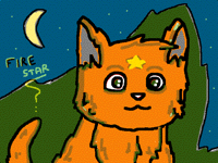 Firestar/ Warriors cat/draw