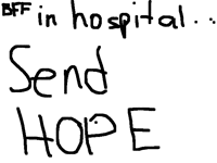 My BFF is in the hospital
