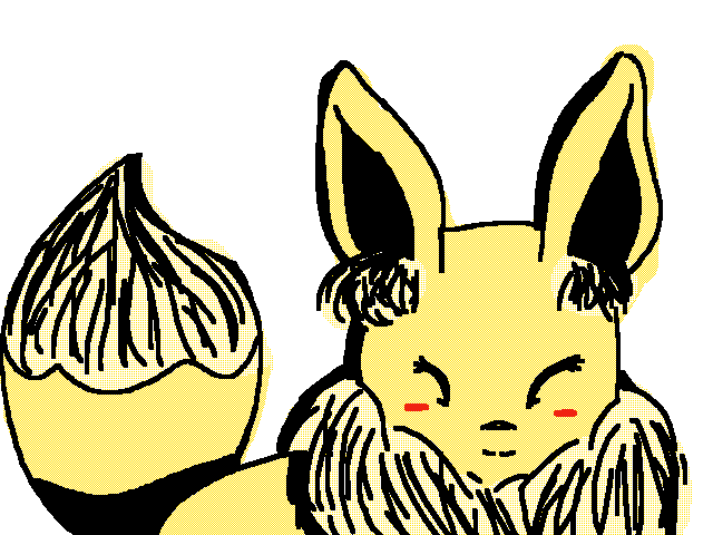 eevee sketch kinda colored?