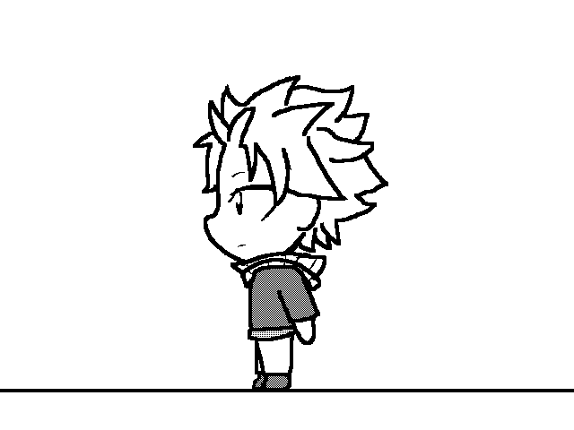 Walking Natsu