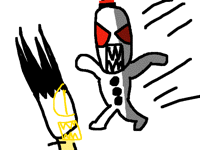 Dare 4: Scare someone with a snowman