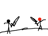 Epic fight(with moving ground)