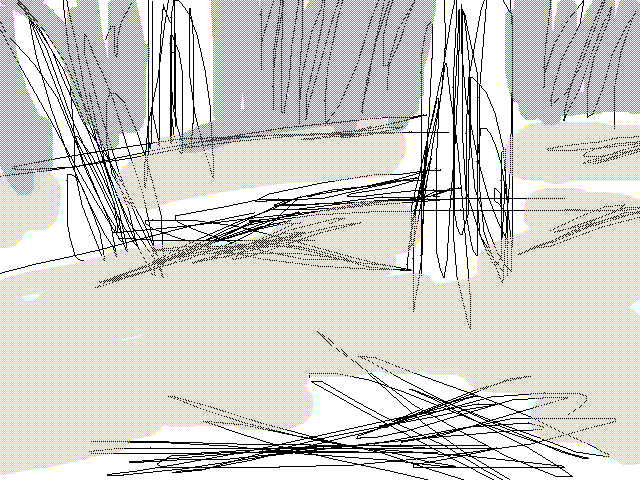 Running through the woods
