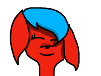 Yandere blue berry vs me (old oc) VERY OLD