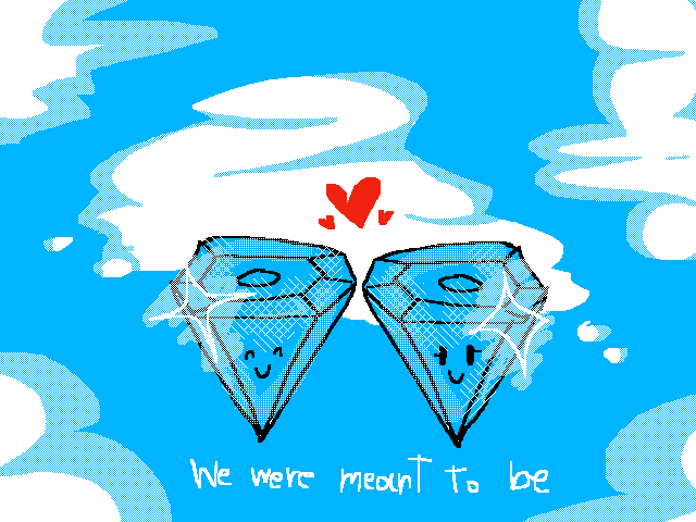 were diamonds in the sky