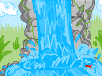 Water fall (not Animated )