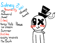 redisigning my lil sidney again!