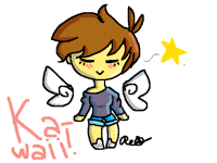 Kawaii me~ Quick finger drawing