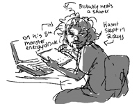 so it's finals week in college...