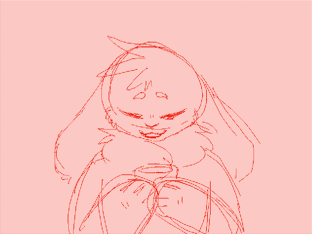 Im not happy with any sketches of miso i do :”(