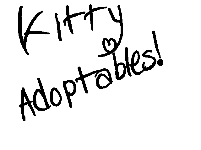 Kitty Adoptables! 1st Batch (3/4)