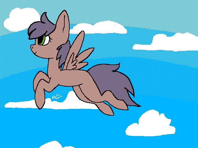 Flying Pegasus (new OC maybe?) Any pony what her?